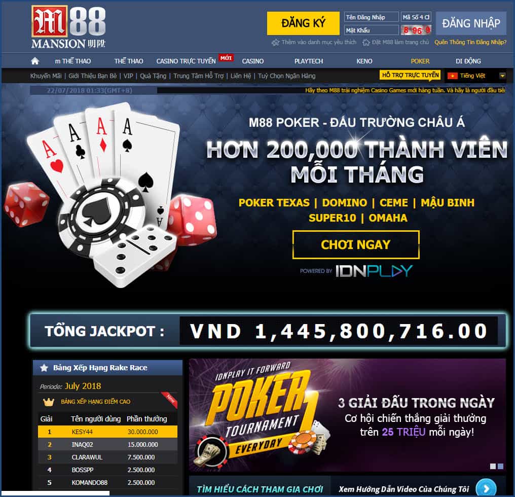 Choi Poker M88CVF
